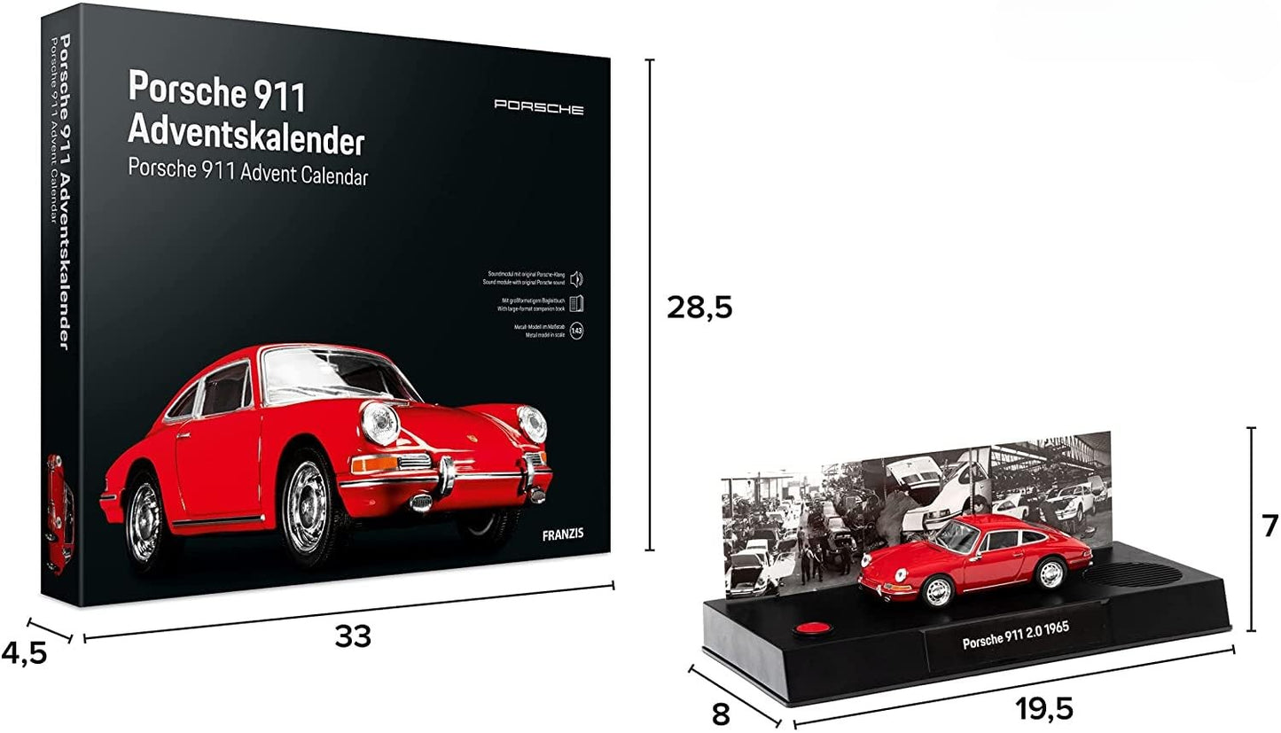 Porsche 911 Advent Calendar with Collector's Book 1:43