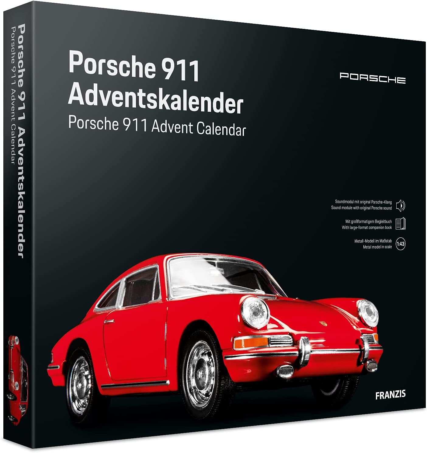 Porsche 911 Advent Calendar with Collector's Book 1:43