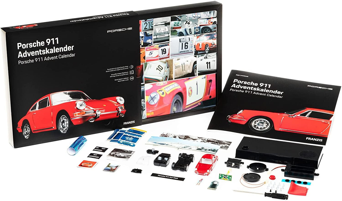 Porsche 911 Advent Calendar with Collector's Book 1:43