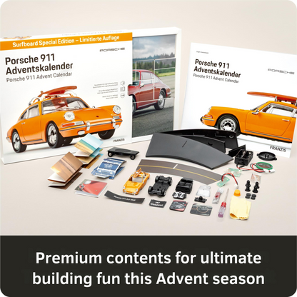 Porsche 911 with Surfboard Special Limited Edition! Advent Calendar 1:43
