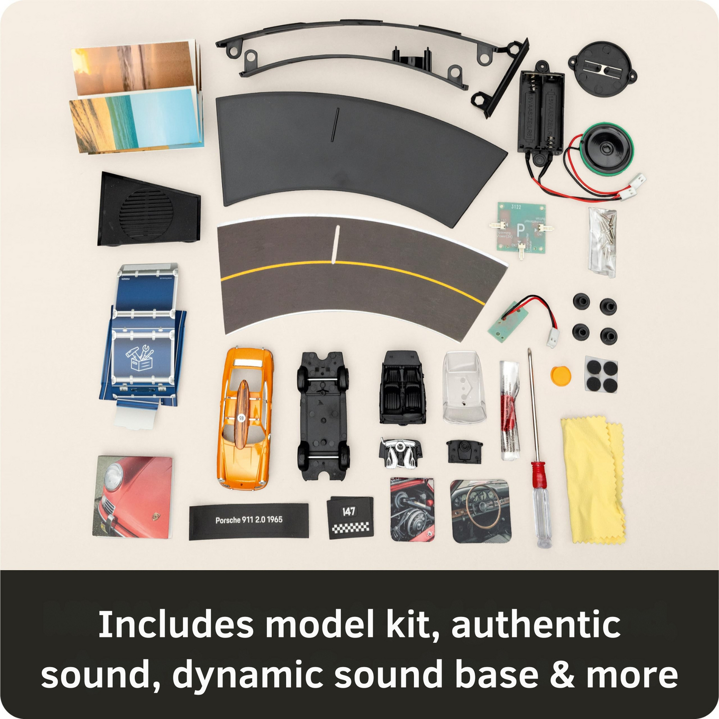 Porsche 911 with Surfboard Special Limited Edition! Advent Calendar 1:43