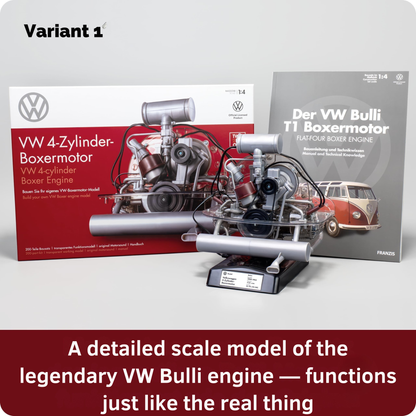 Volkswagen VW 4-cylinder boxer engine 2 in 1 Kit 1:4