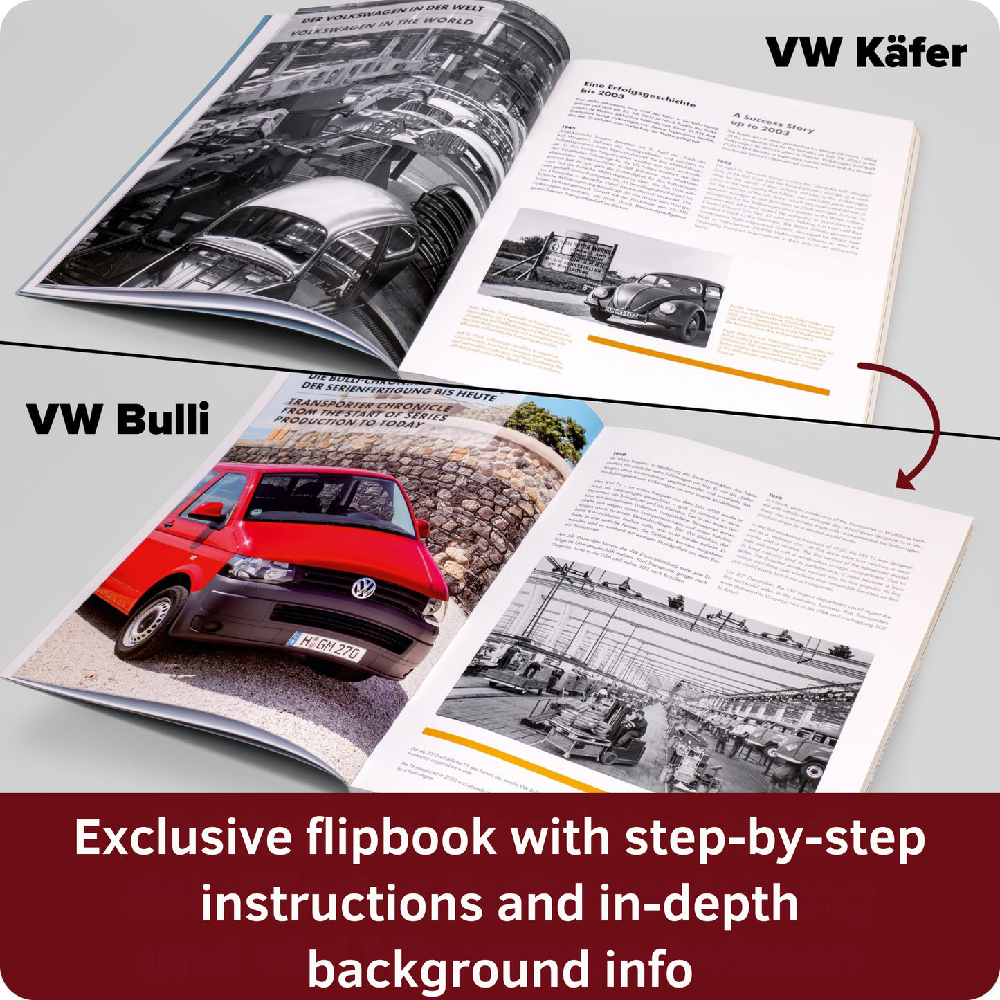 Volkswagen VW 4-cylinder boxer engine 2 in 1 Kit 1:4