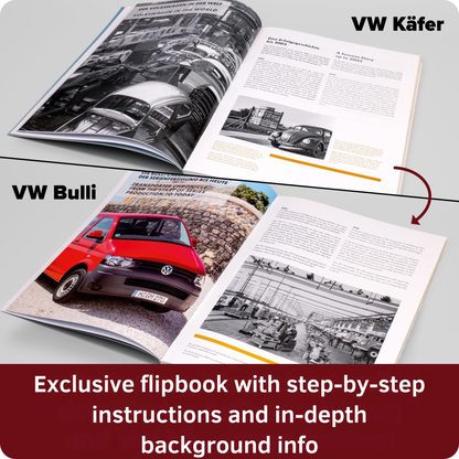 Volkswagen VW 4-cylinder boxer engine 2 in 1 Kit 1:4