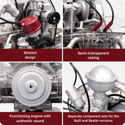 Volkswagen VW 4-cylinder boxer engine 2 in 1 Kit 1:4