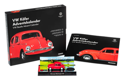 Volkswagen VW Beetle Red Advent Calendar 1:43