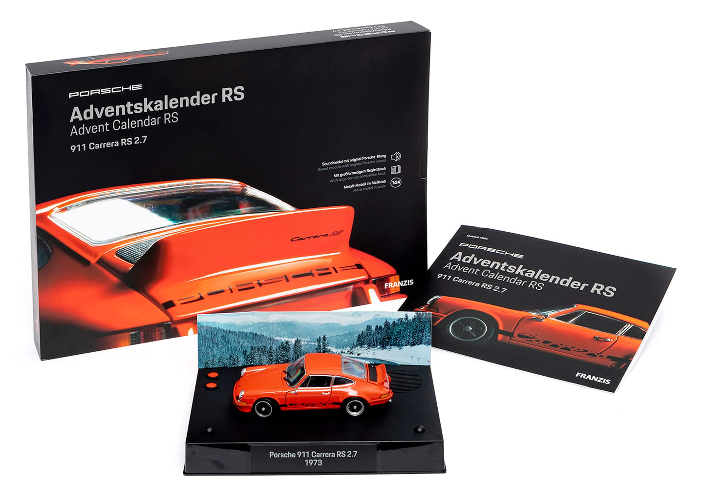 Porsche 911 Carrera RS 2.7 Advent Calendar 1:24