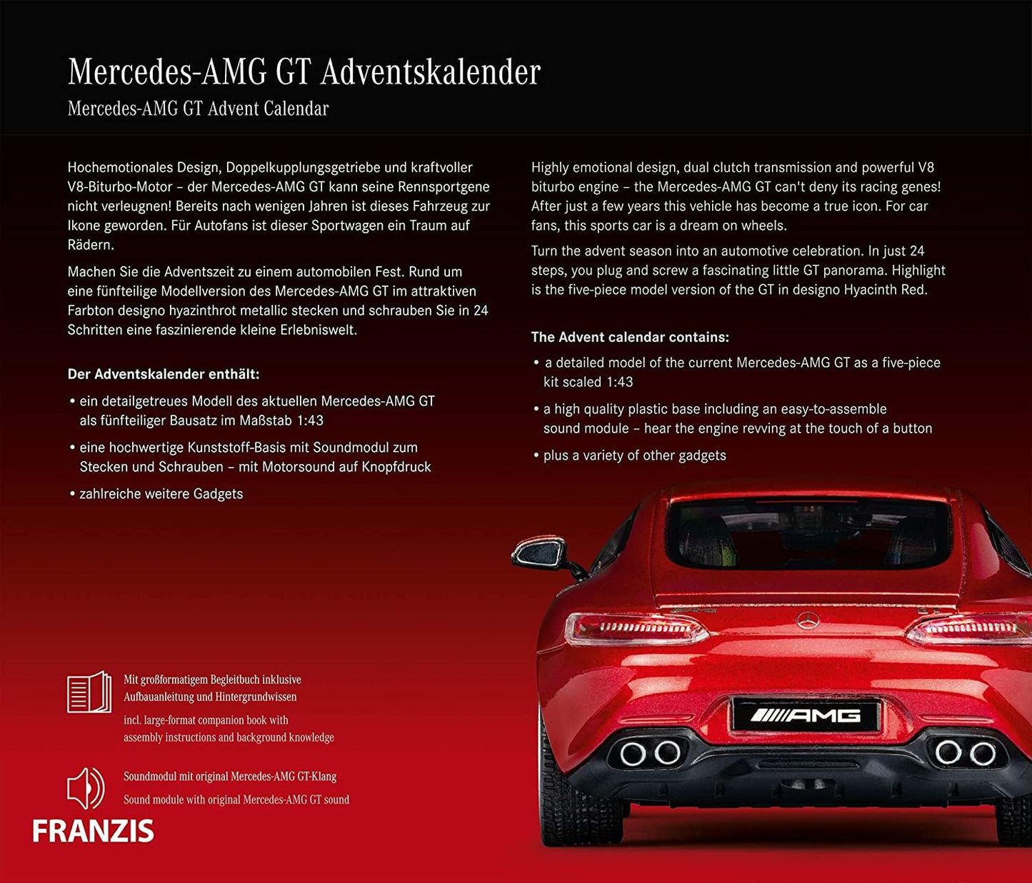 Mercedes-Benz AMG GT Advent Calendar 1:43