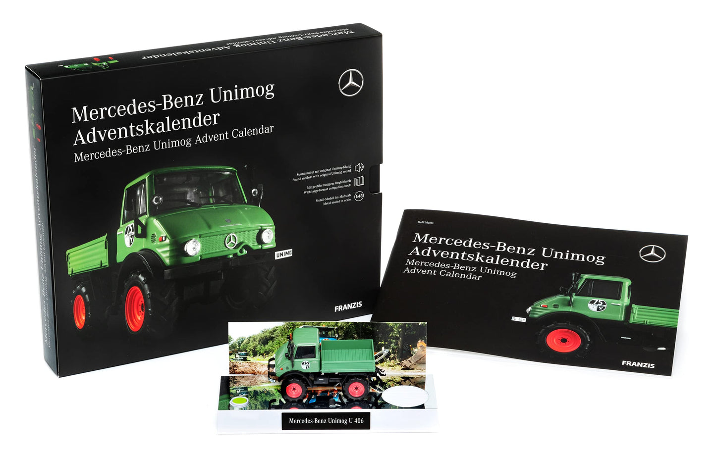 Mercedes-Benz Unimog Green Advent Calendar 1:43