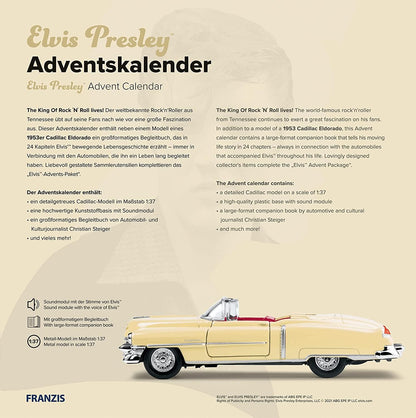 Elvis Presley Advent Calendar with 1953 Cadillac Eldorado 1:37