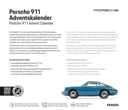 Porsche 911 Advent Calendar with Collector's Book 1:43