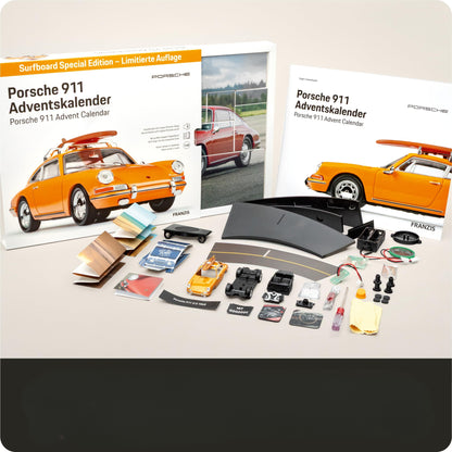 Porsche 911 with Surfboard Special Limited Edition! Advent Calendar 1:43