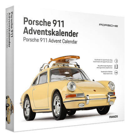 Porsche 911 with Surfboard Advent Calendar 1:43