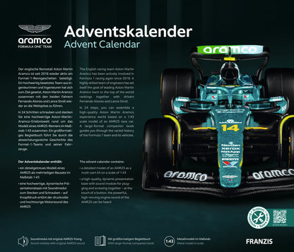 Aston Martin Armaco AMR25 F1 Advent Calendar 1:43